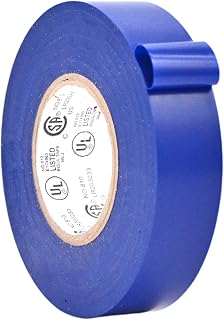 XH385 Ruban isolant, 19 mm (3/4") x 18 m (60'), Bleu, 7 mils