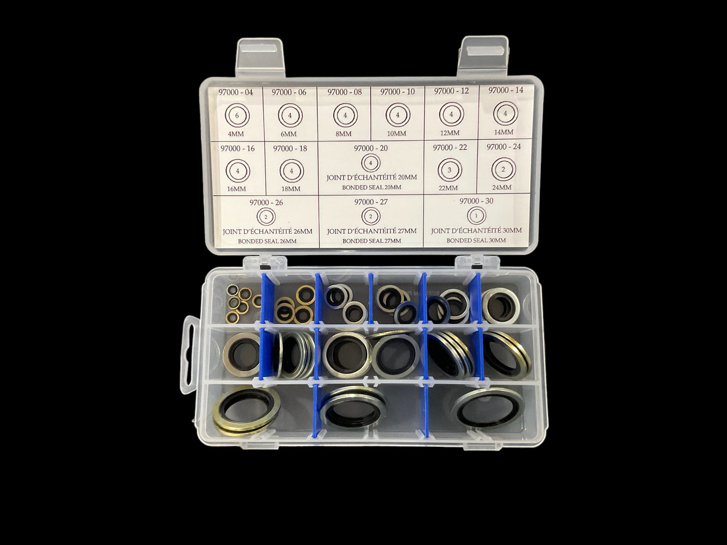 METRIC GASKET SET – 4MM TO 30MM – 49 PCS SET – Y-901