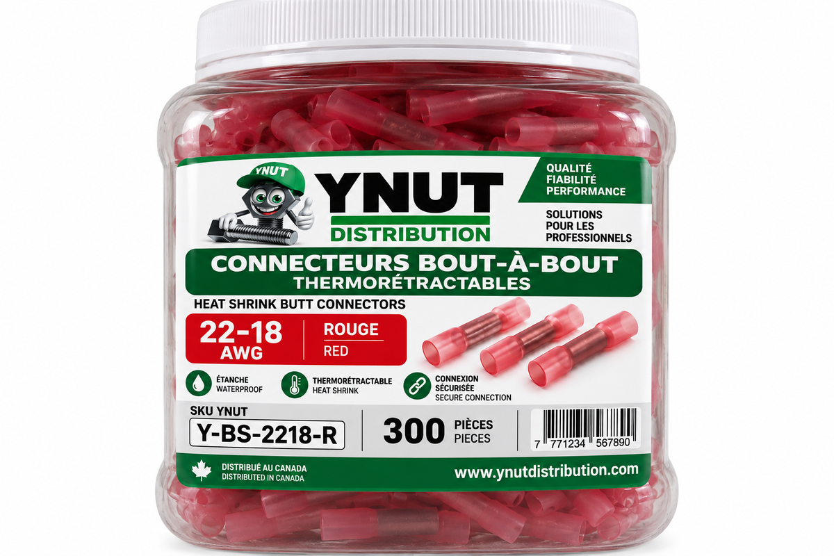 Connecteurs bout-a-bout rouge