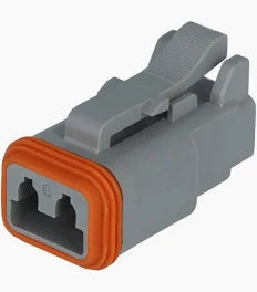 Connecteur allemand série DT male à 2 voies- DT06-2S