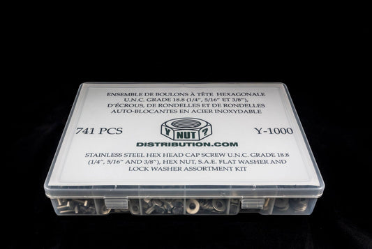 STAINLESS STEEL BOLTS – 741-PCS SET - Y-1000