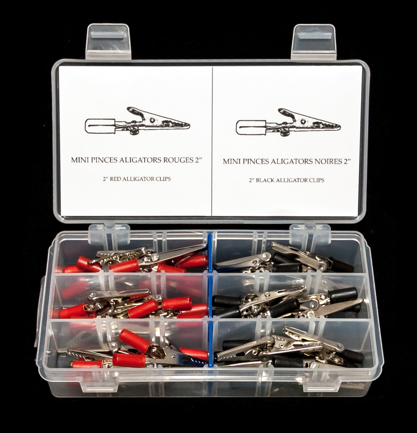 PINCES ALLIGATOR - ENSEMBLE DE 50 PIÈCES - Y-AC100BR