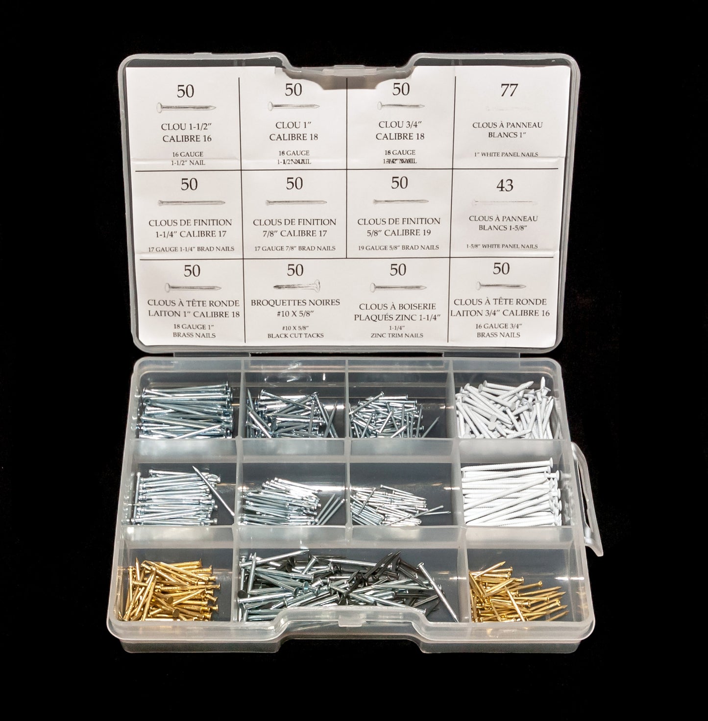 ASSORTIMENT DE CLOUS 621 PCES