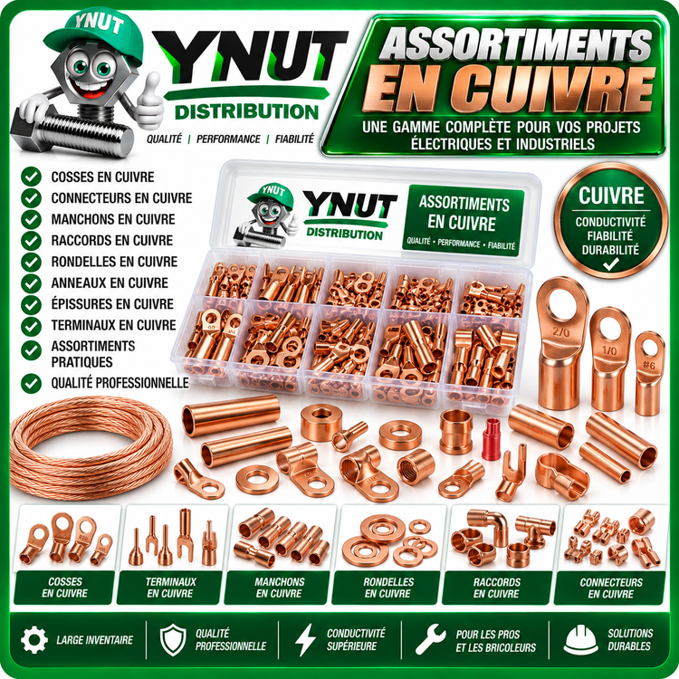 ASSORTIMENTS EN CUIVRE