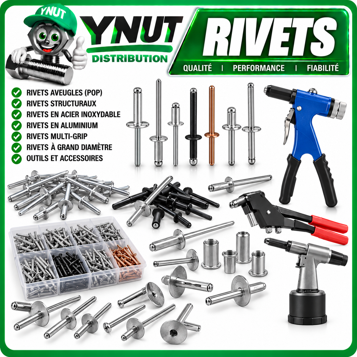 ASSORTIMENTS DE RIVETS