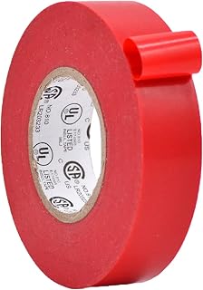 XH383 Ruban isolant, 19 mm (3/4") x 18 m (60'), Rouge, 7 mils