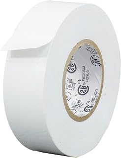 XH386 Ruban isolant, 19 mm (3/4") x 18 m (60'), Blanc, 7 mils