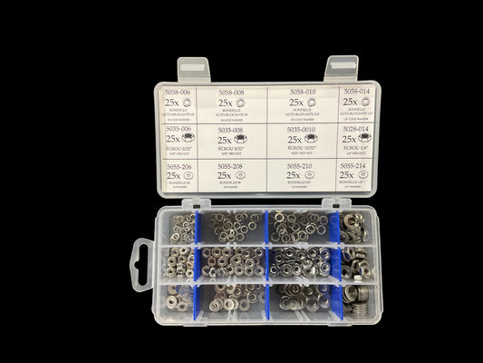 SAE Stainless Steel Nut, Washer and Self-Locking Washer Set