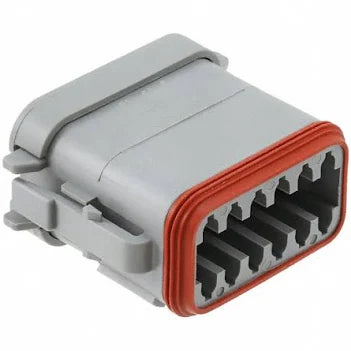 Connecteur allemand série DT male à 12 voies- DT06-12S(A)