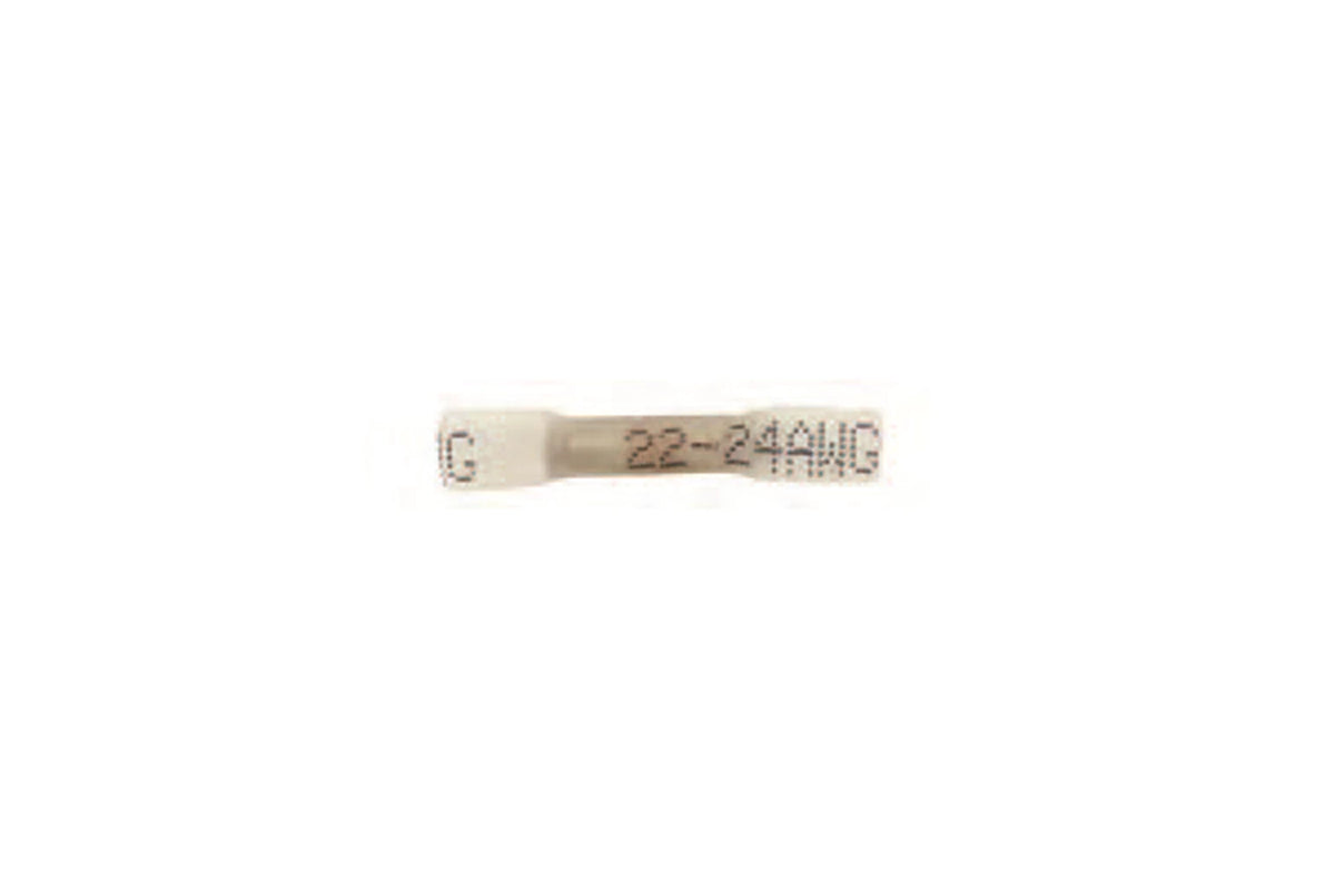 Connecteur bout à bout thermorétractable, calibre 24 - 22, paquet de 25- 761241