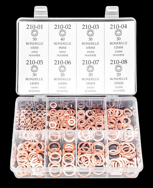 Metric Copper Washer Set